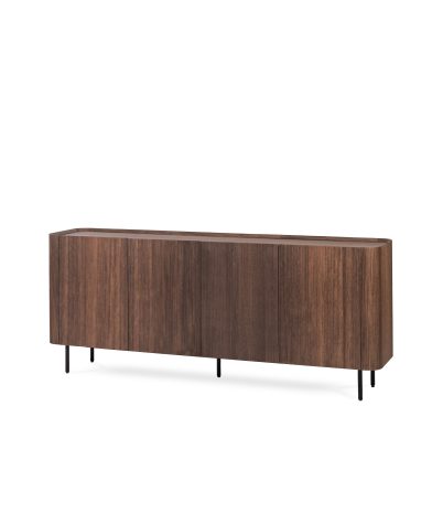 Tambora sideboard made of oak 203 x 45 x 84 cm - Smoked oak