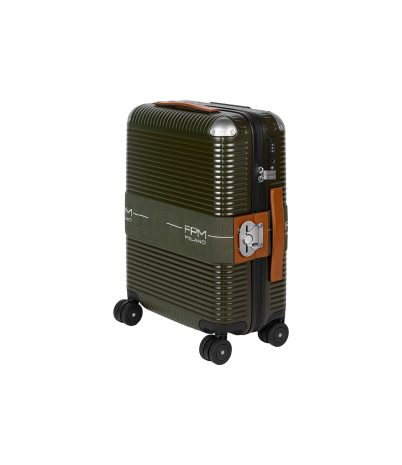 Bank Zip Deluxe 55 S suitcase by FPM Moss green