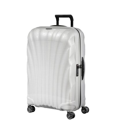 C-Lite 69 suitcase by Samsonite Off White o Midnight Blue