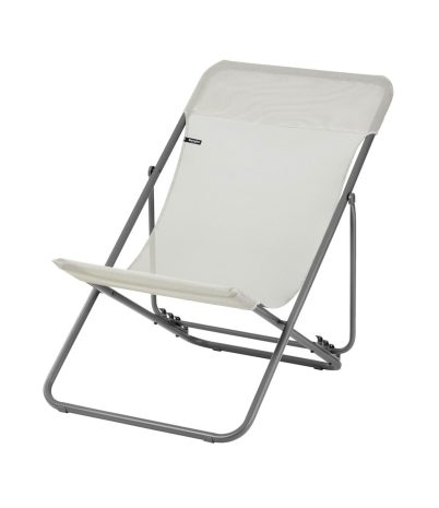 Maxitransat multiposition folding hammock by Lafuma Mobilier seigle/titanium