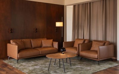 Nikka: Un sofá de piel que embellece con el paso del tiempo