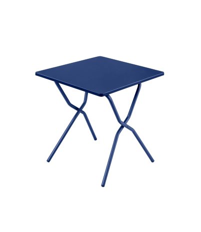 Taula plegable quadrada de jardí de Lafuma Mobilier - Blau