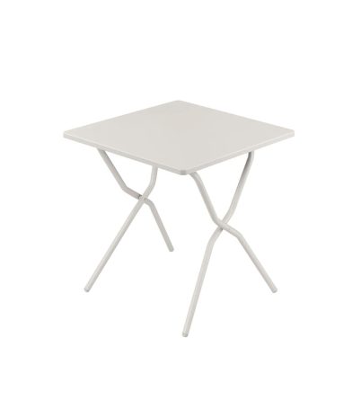 Taula plegable quadrada de jardí de Lafuma Mobilier - Beix