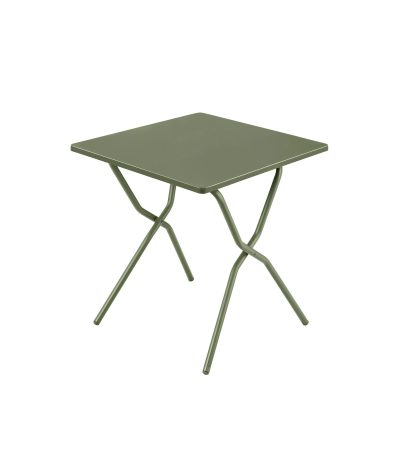 Taula plegable quadrada de jardí de Lafuma Mobilier - Verd