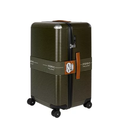 Bank Zip Deluxe Trunk M suitcase by FPM - Moss Green