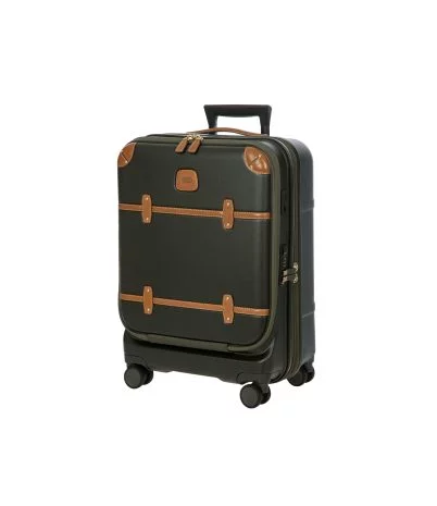 Bellagio 55 suitcase with pocket by Bric's Cream or Olive - Olive