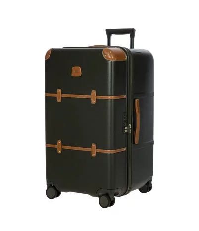 Bellagio Trunk 75 suitcase by Bric's Cream or Olive - Olive