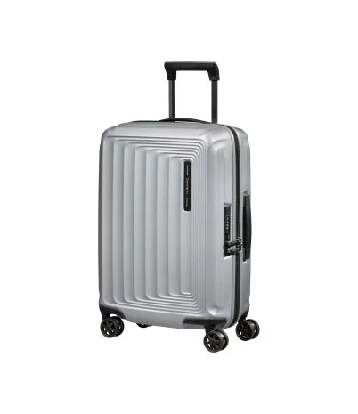 Nuon 55 expandable suitcase by Samsonite Matt Graphite or Matt Silver - Matt Silver