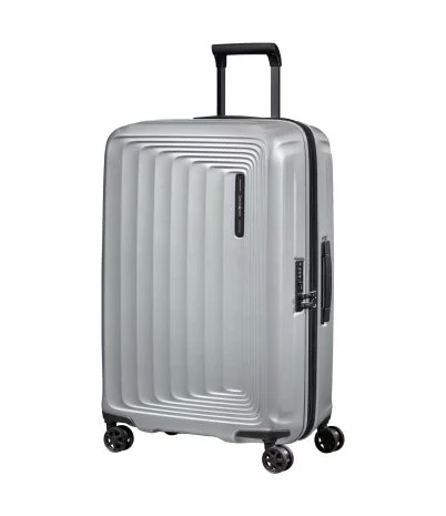 Nuon 69 expandable suitcase by Samsonite Matt Graphite or Matt Silver - Matt Silver