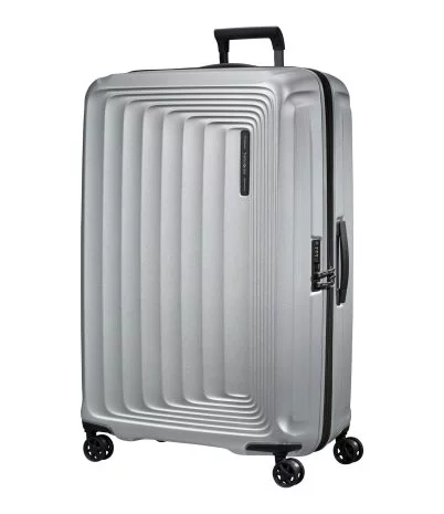 Nuon 81 expandable suitcase by Samsonite Matt Graphite or Matt Silver - Matt Silver