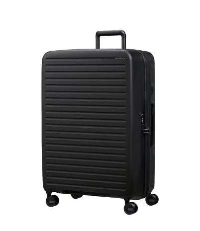 Restackd 75 expandable suitcase by Samsonite Sage or Black - Black
