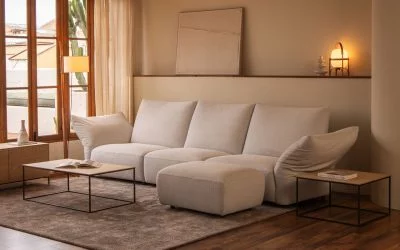 On habita la calma: un sofà modular que convida al descans profund